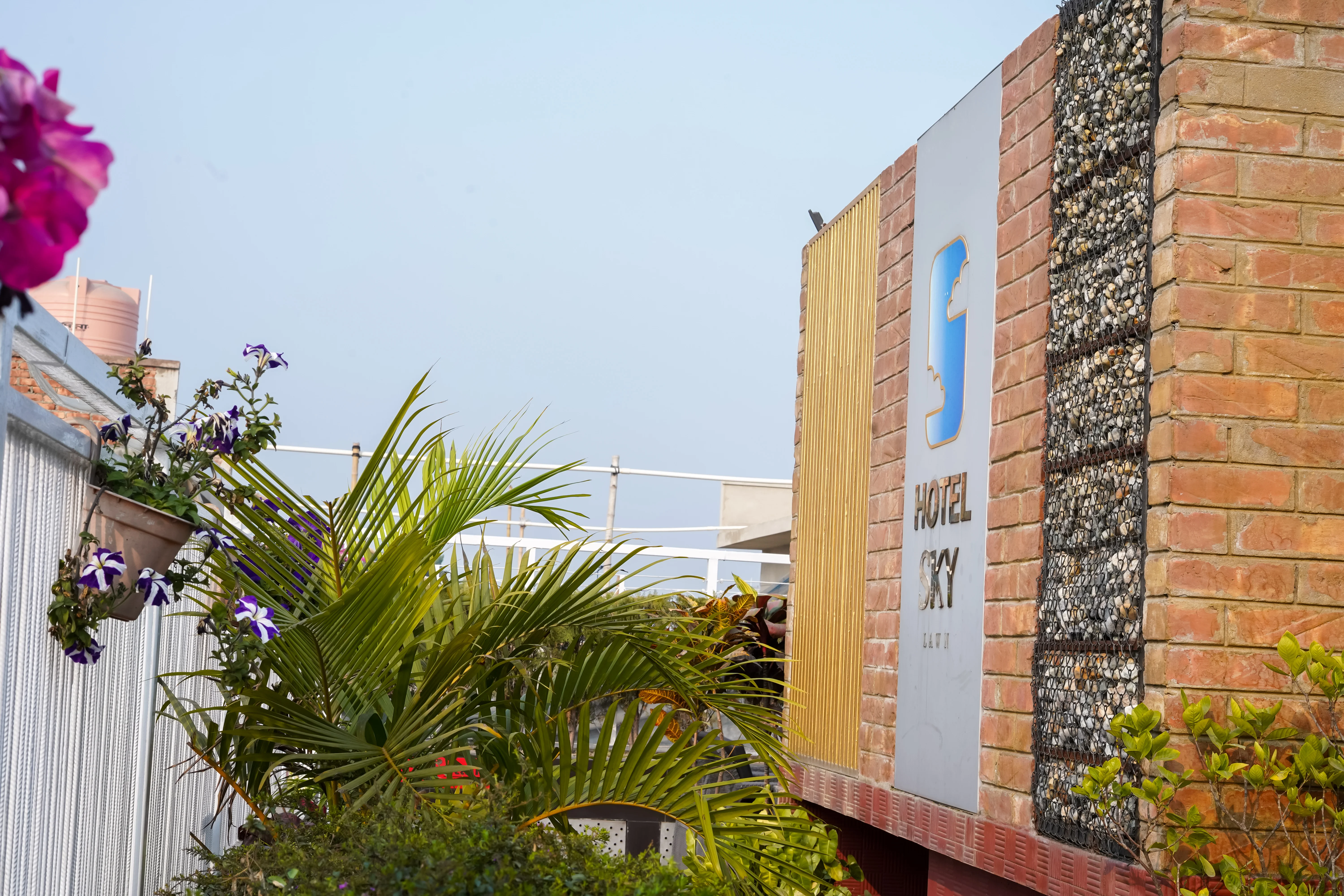 Lawn Hotel Entrance Facade Rangpur
